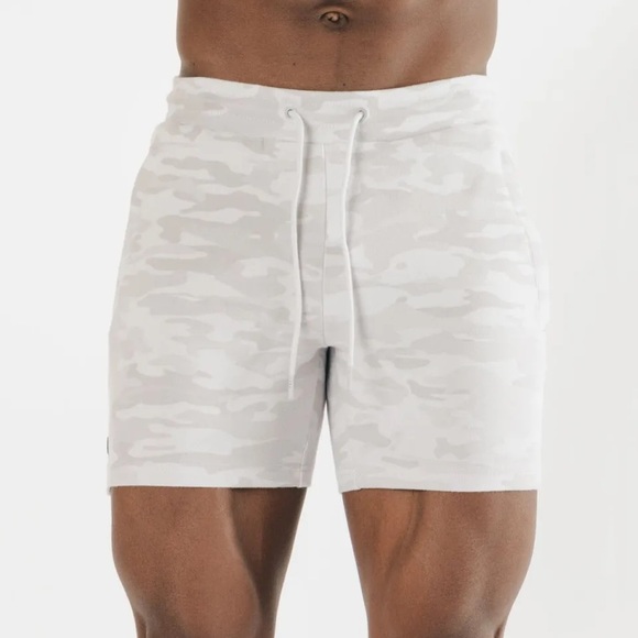 Alphalete Men’s Identity Athletic Gym Camo Drawstring Sweat Short Size Small - Picture 1 of 11